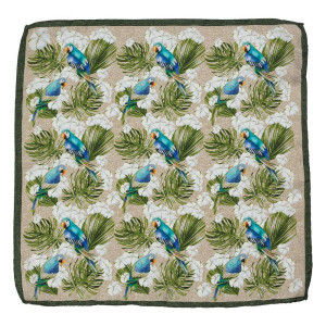 ARAGRID Khaki pochette de costume