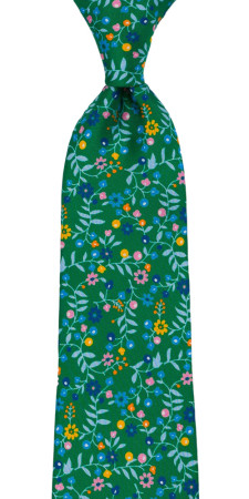 EVOCAREZZA Green cravate classique