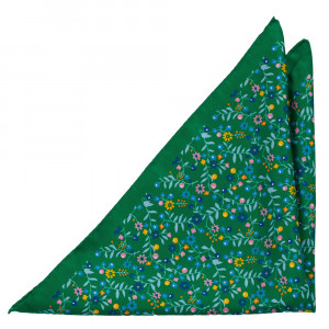 EVOCAREZZA Green pochette de costume