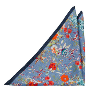 GARLANDROID Light blue pochette de costume