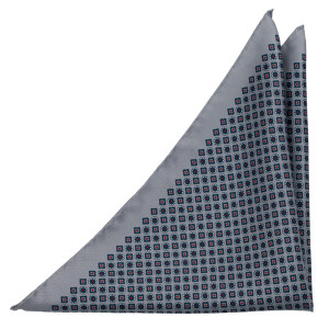 MEDAGLIONI Grey pochette de costume
