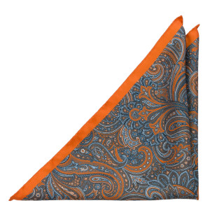 PRINCIPESCO Orange pochette de costume