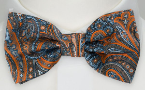 PRINCIPESCO Orange nœud papillon