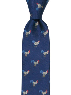 ADOODLEDOO Blue cravate classique