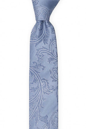 AISLEWALKER Dusty blue cravate slim