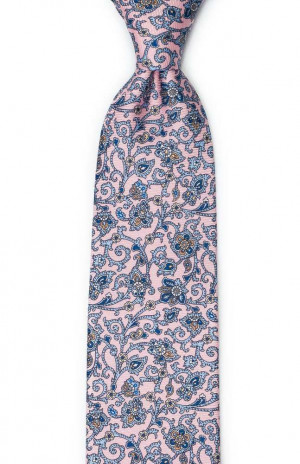 ARABESCO Powder pink cravate classique