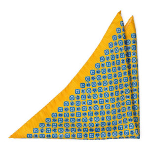 ARAZZO Yellow pochette de costume