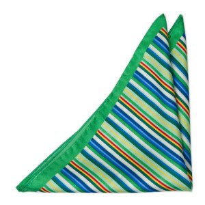 ARCOBALENO Green pochette de costume