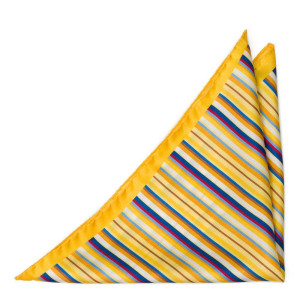 ARCOBALENO Yellow pochette de costume