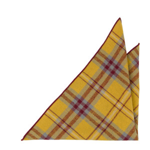 ATTACHED YELLOW pochette de costume