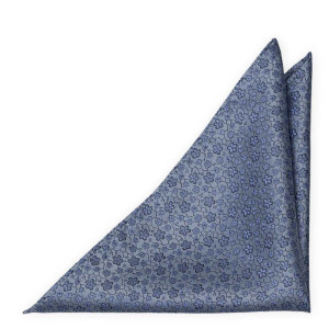 AUGURI Dusty blue pochette de costume