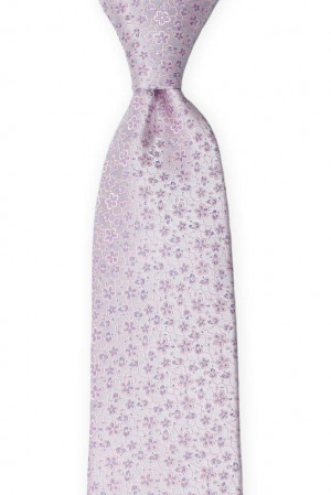 AUGURI Pale purple cravate classique