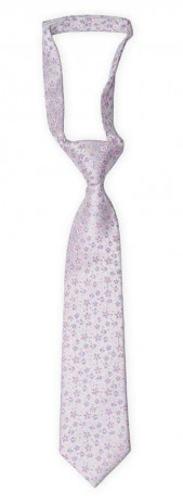 AUGURI Pale purple petite cravate enfant pré-nouée