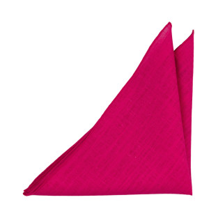 BASKETVEIL Hot pink pochette de costume