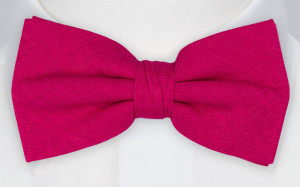 BASKETVEIL Hot pink nœud papillon pré-noué
