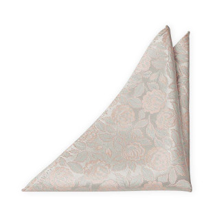 BESTMAN Silver blush pochette de costume