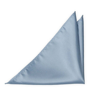 BIRDSEYE Dusty blue pochette de costume