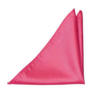 BIRDSEYE Hot pink pochette de costume
