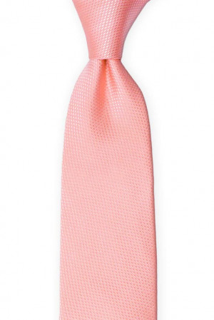 BIRDSEYE Pale pink cravate classique