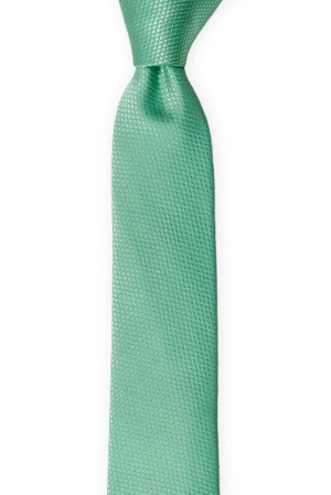 BIRDSEYE Seafoam turquoise cravate pour enfant medium