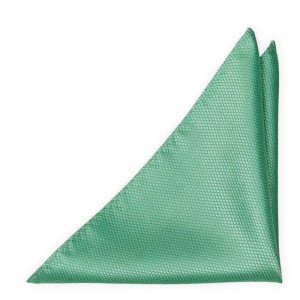BIRDSEYE Seafoam turquoise pochette de costume
