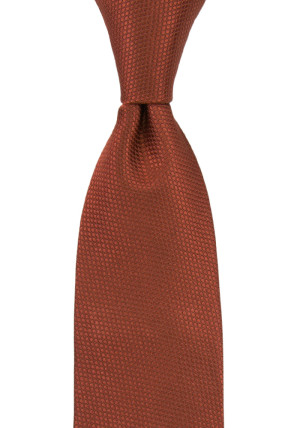 BIRDSEYE TERRACOTTA cravate