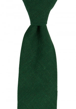 BITTERSWEET Dark green cravate classique
