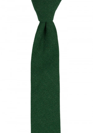 BITTERSWEET Dark green cravate slim
