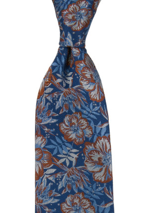 BLOSSOMING BLUE cravate