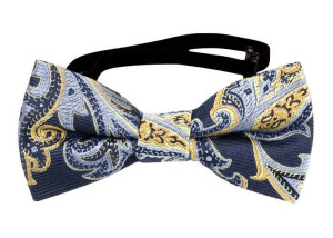 BOFFOLA Navy nœud papillon bébé