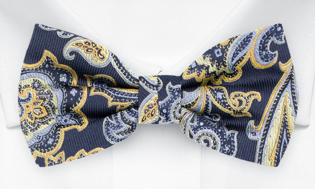 BOFFOLA Navy nœud papillon pour enfant