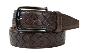 BRAIDED BROWN ceinture