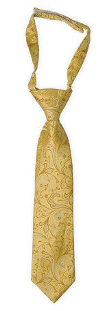 BRIDALLY Golden yellow petite cravate enfant pré-nouée