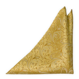 BRIDALLY Golden yellow pochette de costume