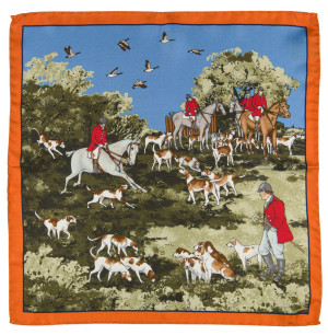 CACCIA ORANGE pochette de costume