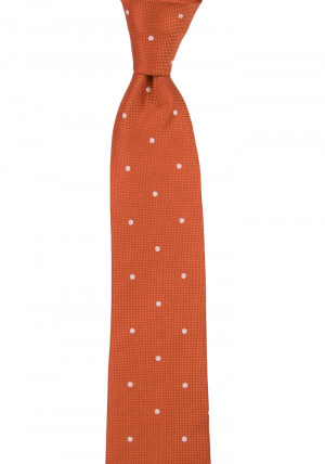 CHIPPER ORANGE cravate slim