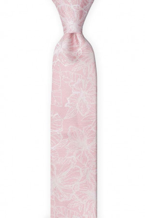 CORSAGE Blush pink cravate slim