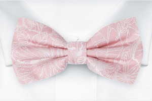 CORSAGE Blush pink nœud papillon
