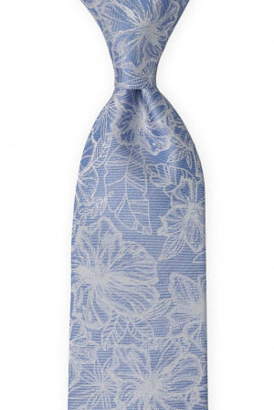 CORSAGE Sky blue cravate classique