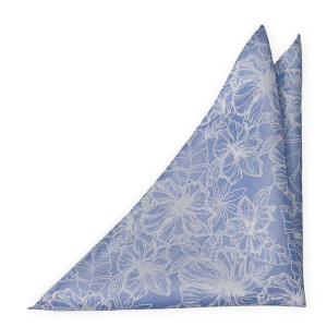 CORSAGE Sky blue pochette de costume