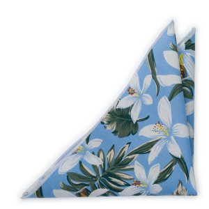 CRIBABY Light blue pochette de costume