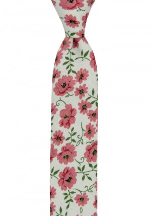 DAISYDOLL Pink cravate slim