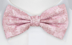 DONOTLEAFME PINK nœud papillon pré-noué
