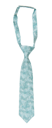 DONOTLEAFME TURQUOISE petite cravate enfant pré-nouée