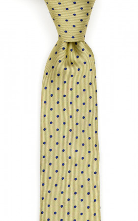 DOTBLAST Yellow cravate slim