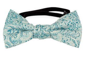 ENSAMBLE TURQUOISE nœud papillon bébé