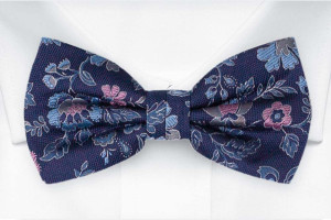 EVECHARMER Dark blue nœud papillon pré-noué