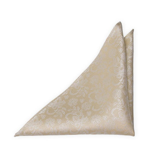 EVERAFTER Champagne gold pochette de costume