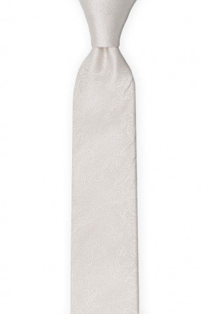 EVERAFTER Ivory cravate slim