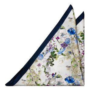 FESTOSO Blue pochette de costume